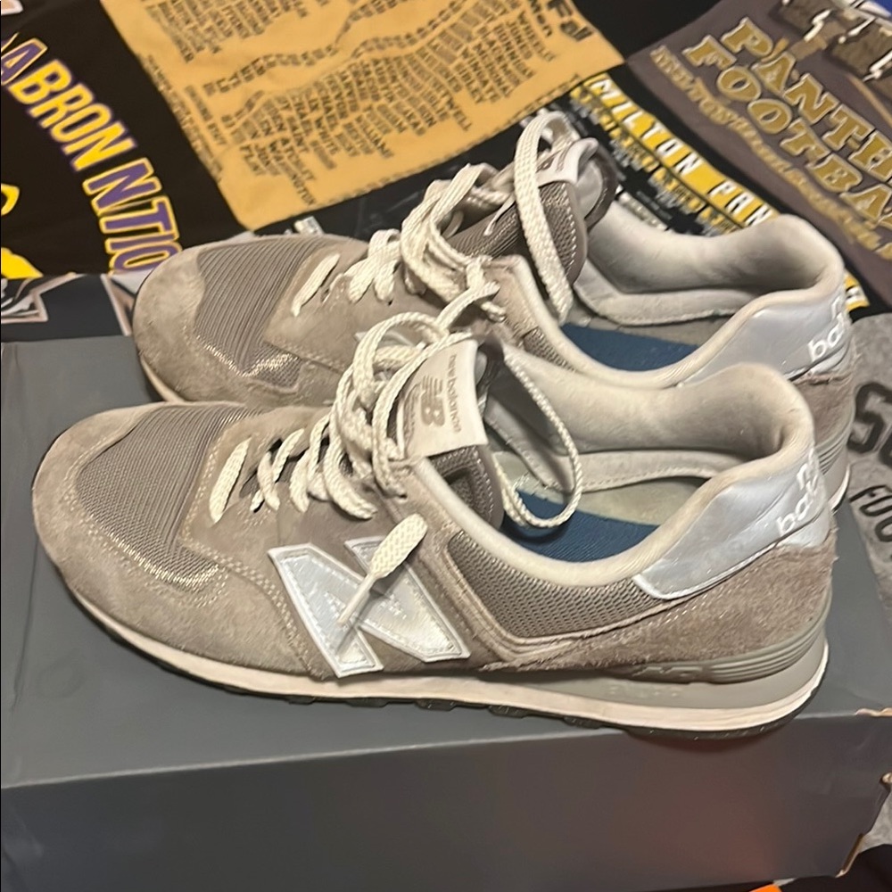 New balance 574 core grey white